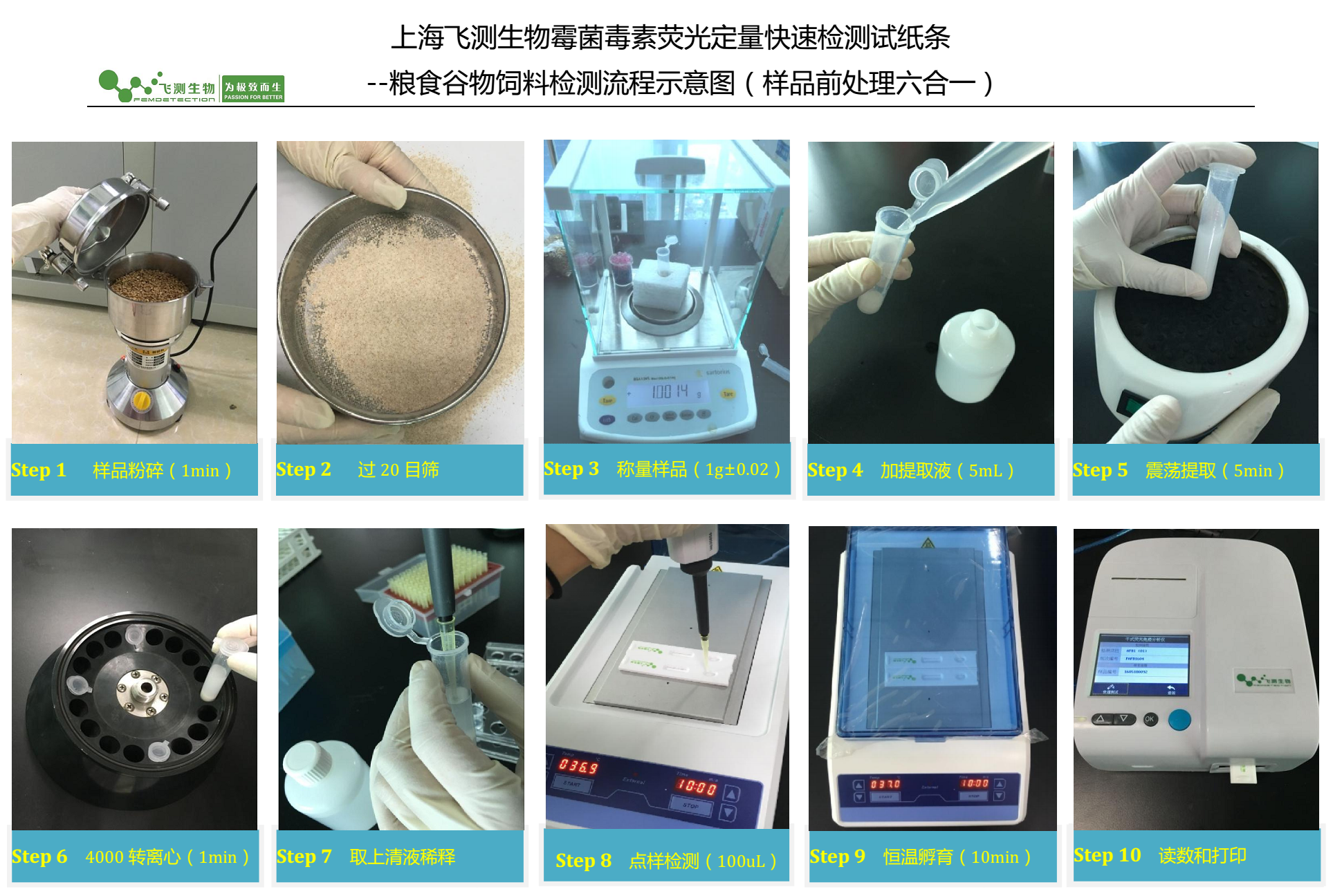 霉菌毒素檢測操作過程